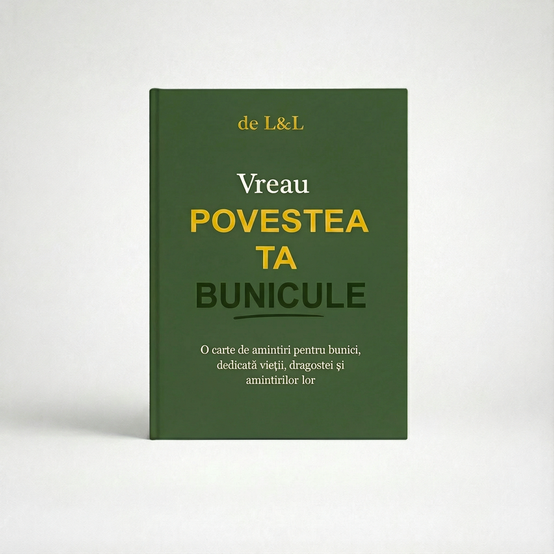 Vreau povestea ta, bunicule – o carte de amintiri pentru bunici