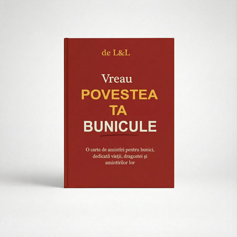 Vreau povestea ta, bunicule – o carte de amintiri pentru bunici